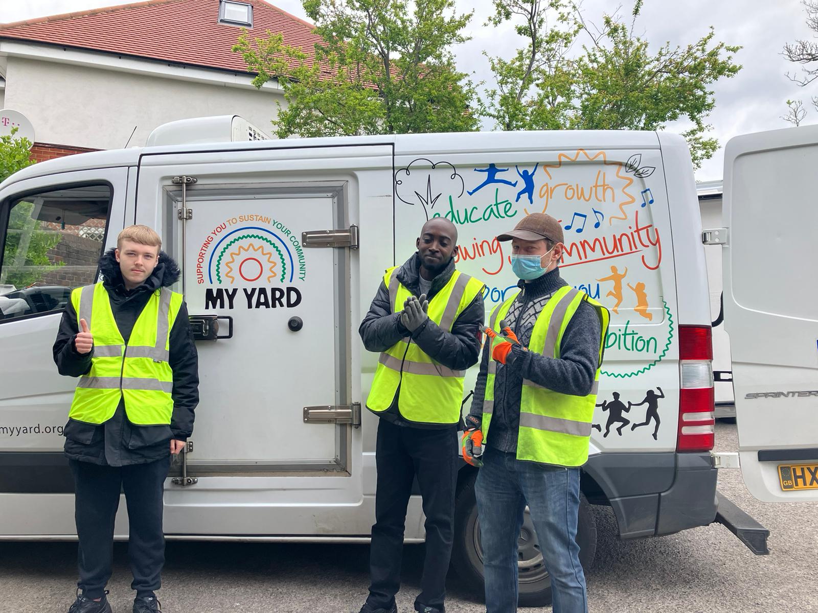 My Yard charity van